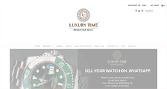 Desktop Screenshot of luxurytime.co.za