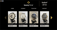 Desktop Screenshot of luxurytime.cz